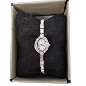 Bulova Accutron Crystal Accent Silver Tone  Petite  Luxury Women's Watch